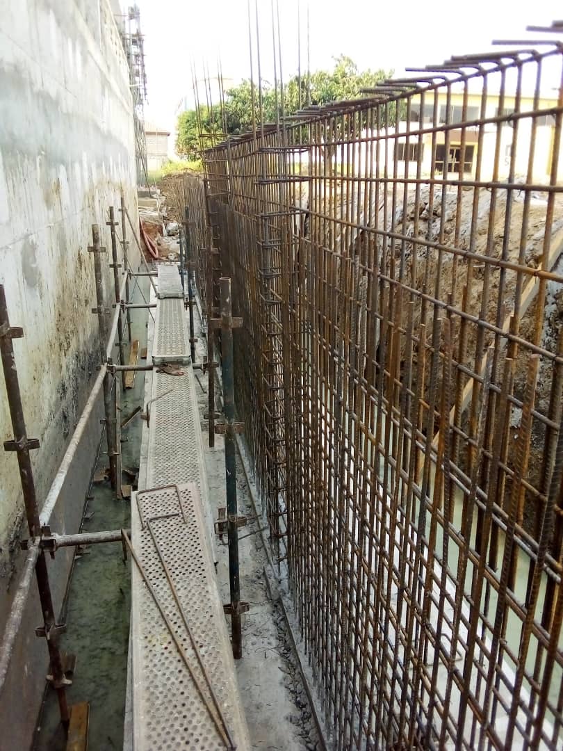 Ghana retaining wall project