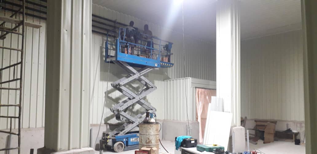 PU spray application